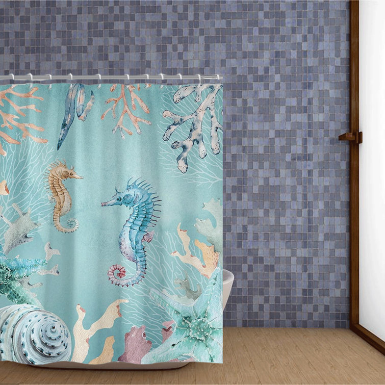 Highland Dunes Dimson 12 Piece Shower Curtain Set + Hooks Wayfair